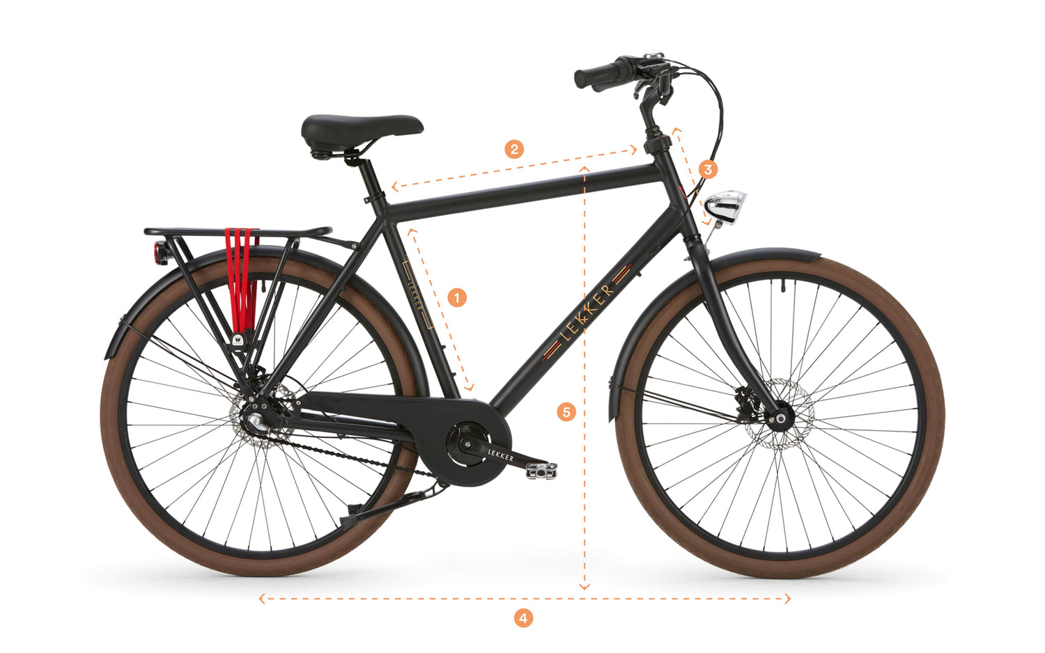 Jordaan step over conventional Lekker bike size guide