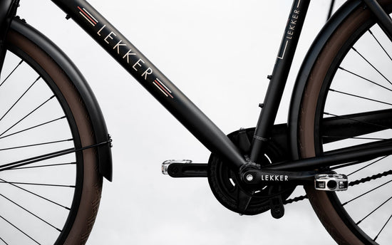 Jordaan step over LEKKER Bike with a lightweight aluminium frame